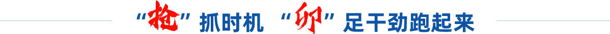 “搶”抓時(shí)機(jī) “卯”足干勁跑起來